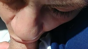 Mouth Cumming In Car Blowjob Video